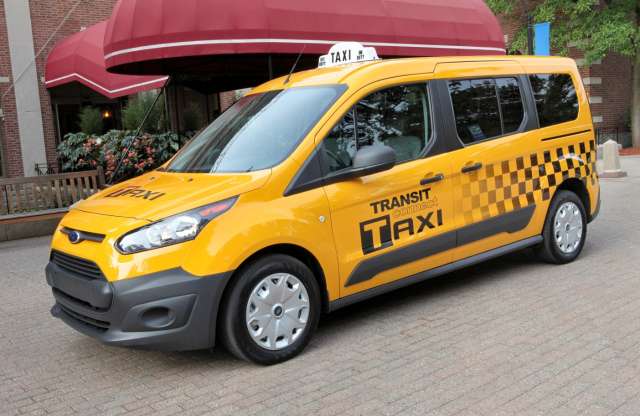 Taxi a Ford Transit Connect új kiadásából