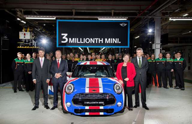 13 év alatt 3 millió készült a BMW-féle új Miniből