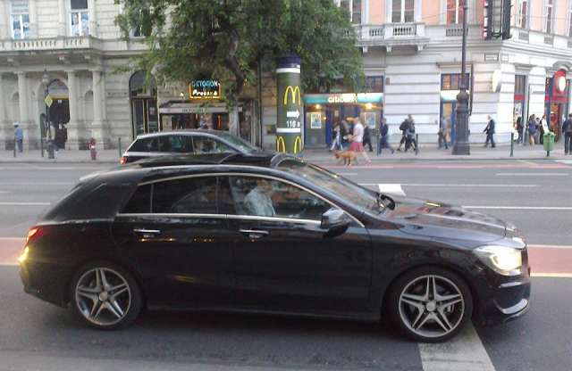 Budapesten is feltűnt a kecskeméti Mercedes-Benz CLA Shooting Brake