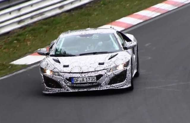 Videó: tesztelik a Honda NSX-et a Nürburgringen, de ezúttal nem gyulladt ki