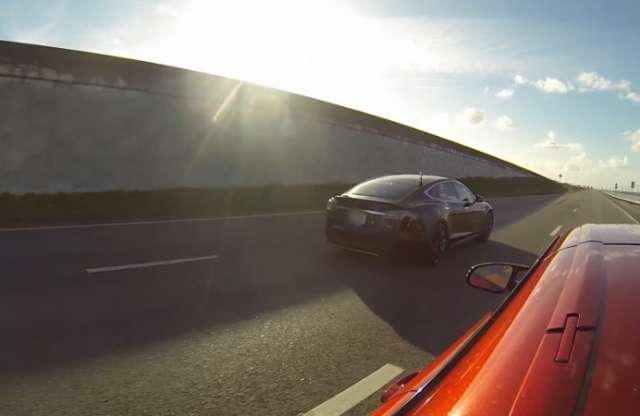 Gyorsulás: Tesla Model S P85D vs. BMW M4