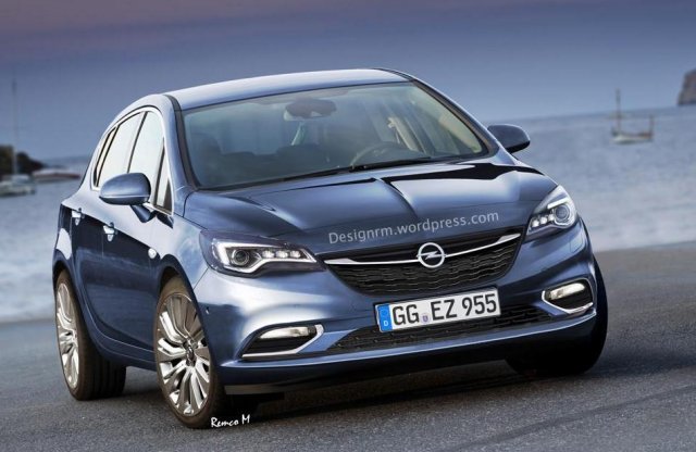 Opel Astra K: gyári kép helyett még csak aktualizált grafikán nézhető meg