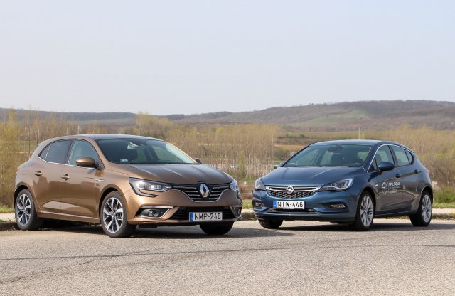 Összehasonlító teszt: Opel Astra K 1.6 CDTI vs. Renault Mégane 1.6 dCi