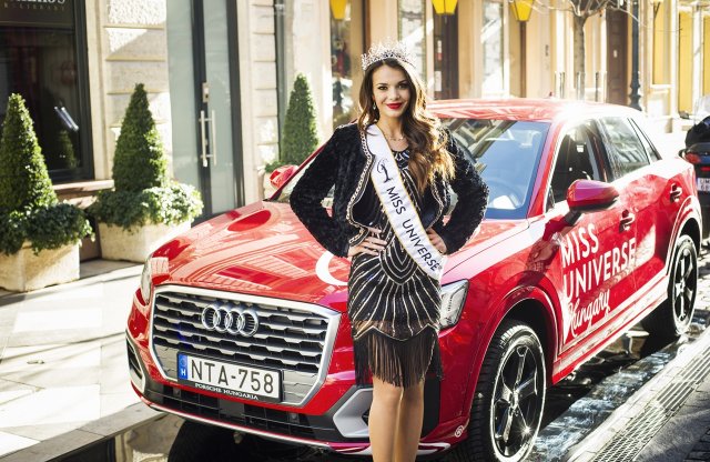 Átvette Q2-es Audiját Miss Universe Hungary