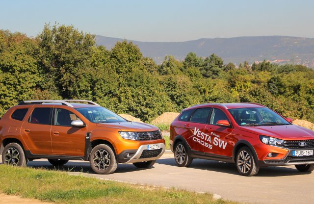 Összevetés: Dacia Duster vs. Lada Vesta SW Cross