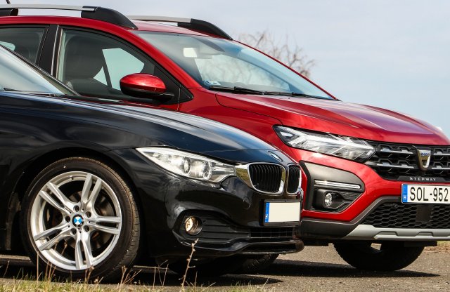 Használt prémium vagy új budget-kocsi? Dacia Sandero Stepway vs. BMW 420d Gran Coupe (2015)