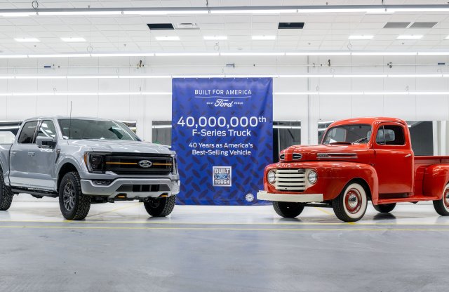 Legördült a szerelőszalagról a Ford 40 milliomodik F-pickupja