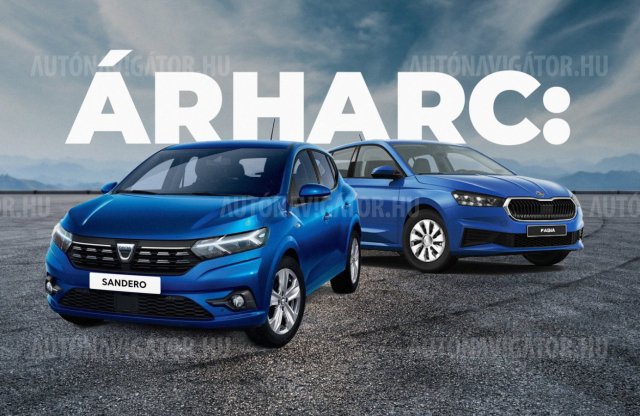 Árharc: Dacia Sandero vs. Skoda Fabia