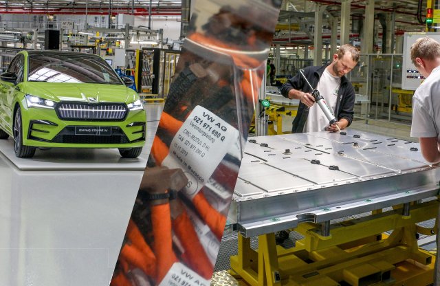 Képcsokor és videó: az üres akkuváztól a kész Enyaqig kísértük a Škoda gyártósort