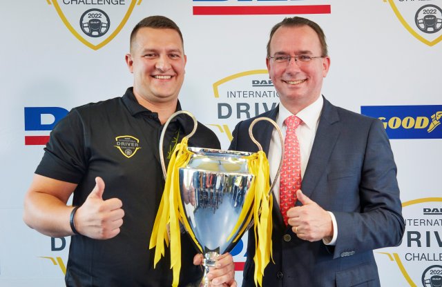 Magyar kamionos nyerte a DAF és a Goodyear közösen szervezett, európai szintű sofőrversenyét