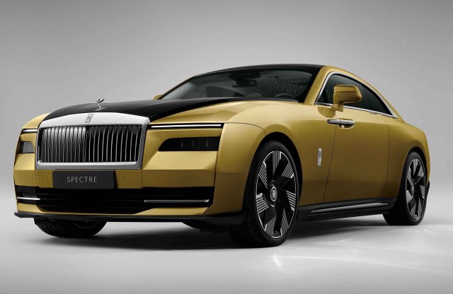 Beteljesült jóslatnak nevezi a Rolls-Royce az első elektromos modelljét, a Spectre-t