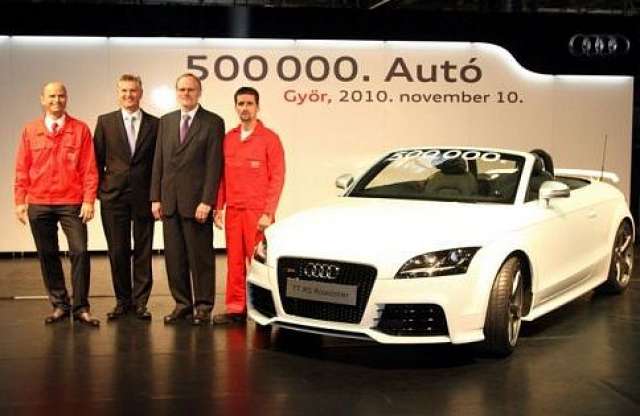 Több mint kétezer főt vesz fel az Audi Győrben