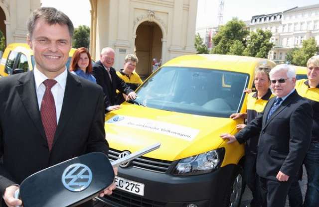Elektromos VW Caddy-t tesztel a Német Posta