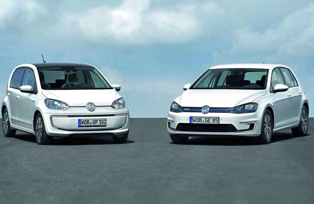 Érkeznek a Volkswagen villanyautói, Frankfurtban debütál az e-Golf és az e-up!