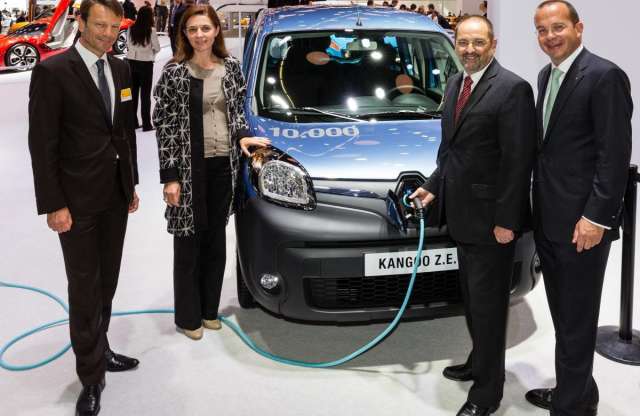 A Kangoo Z.E. Európa legnépszerűbb elektromos kisáruszállítója