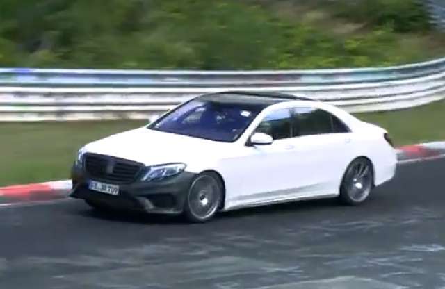 Videón a Mercedes-Benz S 63 AMG Nürburgringen száguldása