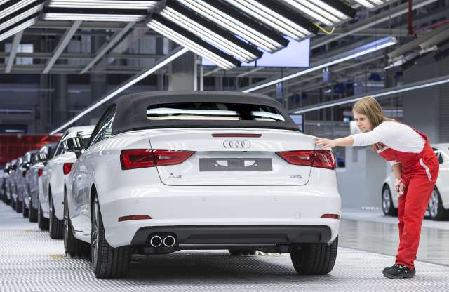 Megkezdődött az új Audi A3 Cabriolet sorozatgyártása az Audi Hungariánál