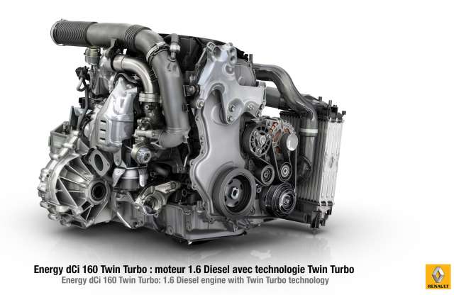 Már két turbó is töltheti a Renault 1.6 dCi turbódízelét. Itt az Energy dCi 160 Twin Turbo