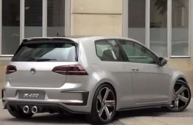 Videón a 400 lóerős Volkswagen Golf