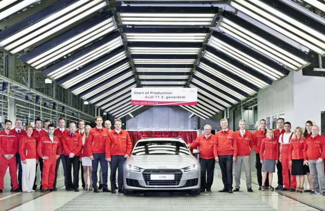 Beindult az új Audi TT gyártása Győrben