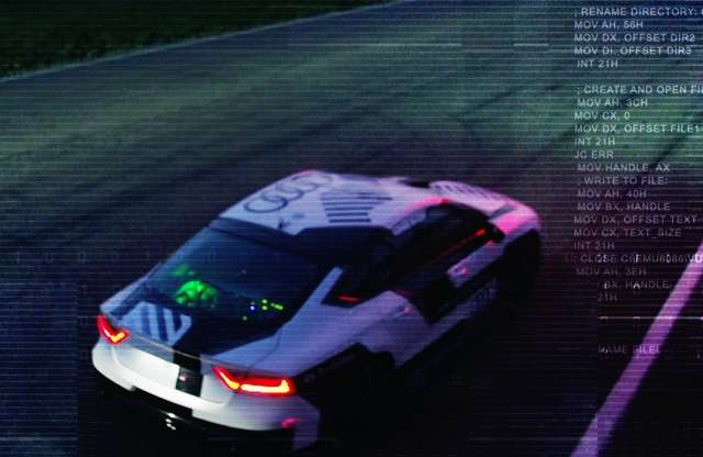 Audi RS7 piloted driving concept a Hockenheimringen