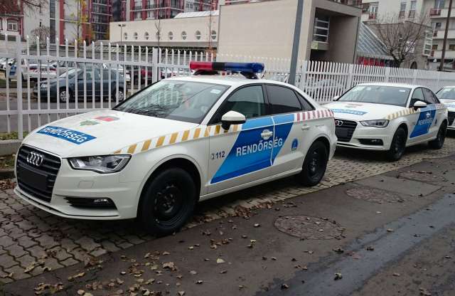 Győri Audi limuzinokat kap a rendőrség