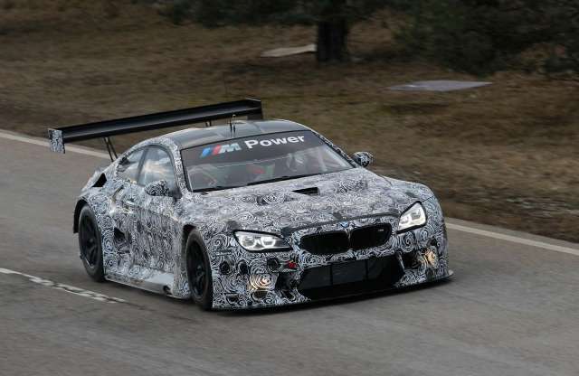 A BMW Motorsport közzétette az első képeket a BMW M6 GT3 versenyautóról