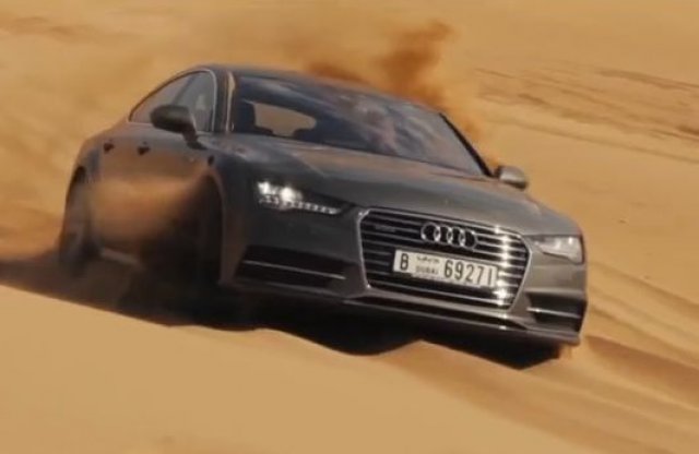 Szabadidő-autó? Audi A7 quattro a sivatagban