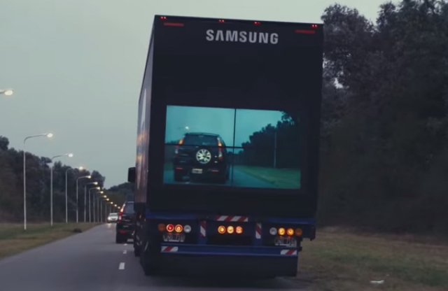 TV-kkel felszerelt kamionok segítik az előrelátást