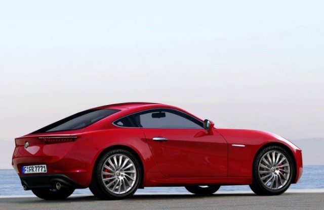 Az Alfa Romeo Brera utódja ismét a legendás GTV nevet kaphatná, képen a tanulmány