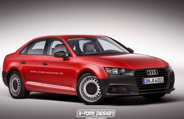 X-Tomi megrajzolta az új Audi A4 olcsósított változatát
