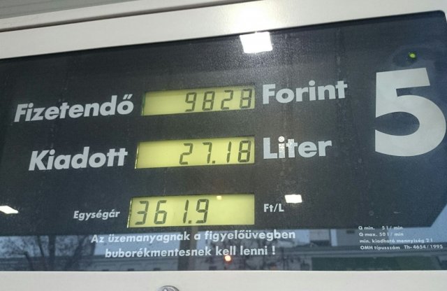 Kétszer annyit nő a dízel ára, mint a benziné