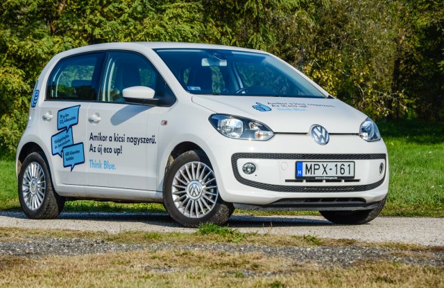 Volkswagen eco high up! CNG  teszt