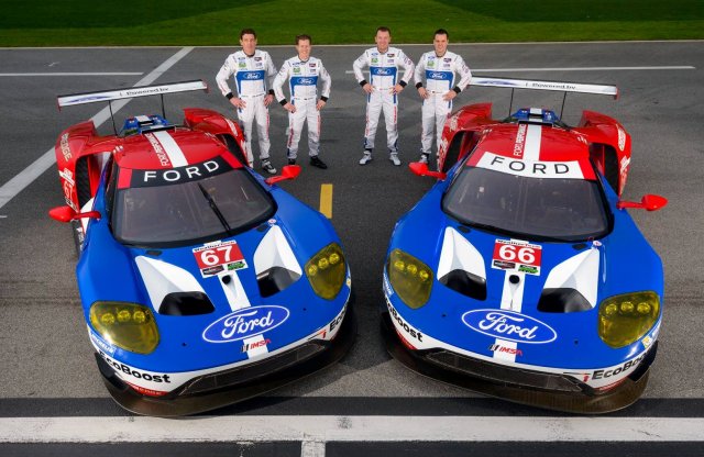50. évfordulóján négy Ford áll rajthoz a Le Mans-i futamon