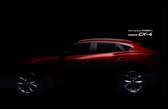 Ilyen lesz a Kínának szánt Mazda CX-4 crossover-kupé