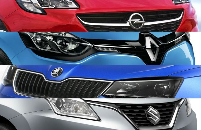 Árharc: Opel Corsa, Renault Clio, Skoda Fabia és Suzuki Baleno