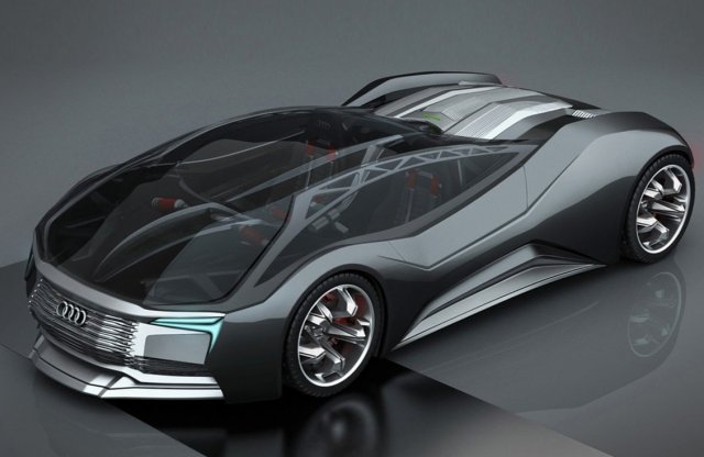 Nem gyári, de Audi külsővel készült az atommeghajtású terv