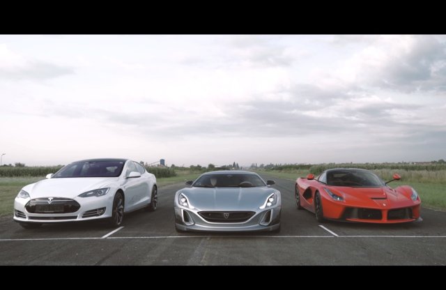 Rimac, LaFerrari és Tesla - ki nyeri a gyorsulási versenyt?