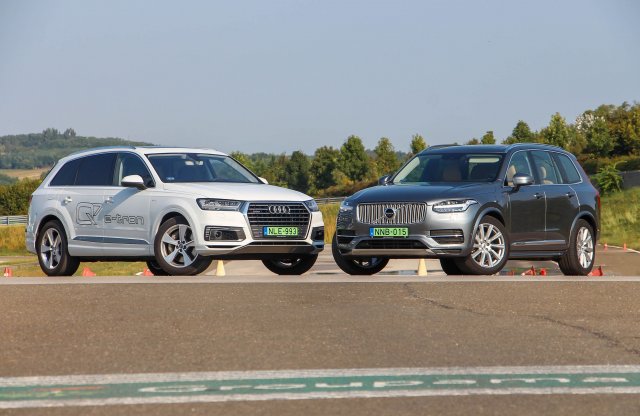 Összehasonlító teszt: Audi Q7 e-tron vs. Volvo XC90 T8