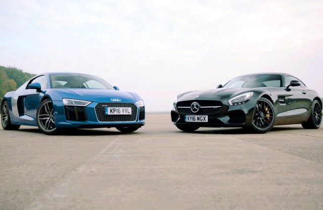 Az Audi R8 V10 vagy a Mercedes-AMG GT S gyorsabb?