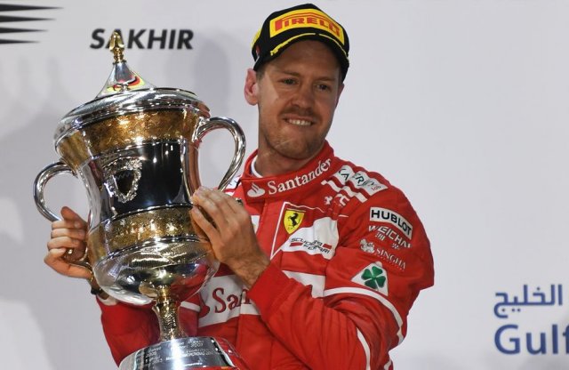 Pályafutása 44. győzelmét ünnepelte Sebastian Vettel Bahreinben