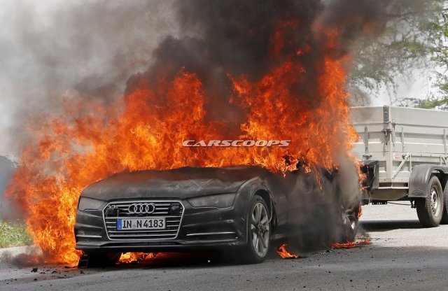 Még meg sem jelent az új A7-es Audi, máris porig égett