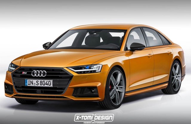 Virtuális látványterv jelent meg az új Audi S8-ról