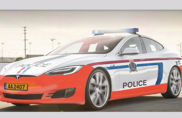 Elektromos autó került a luxemburgi rendőrség flottájába