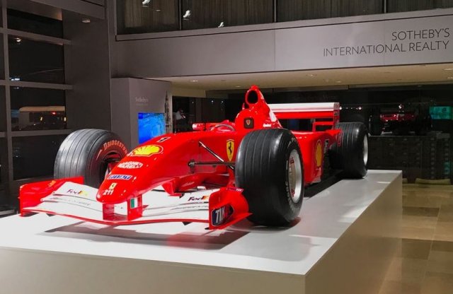 Majdnem dupla áron kelt el Schumacher 2001-es Ferrarija