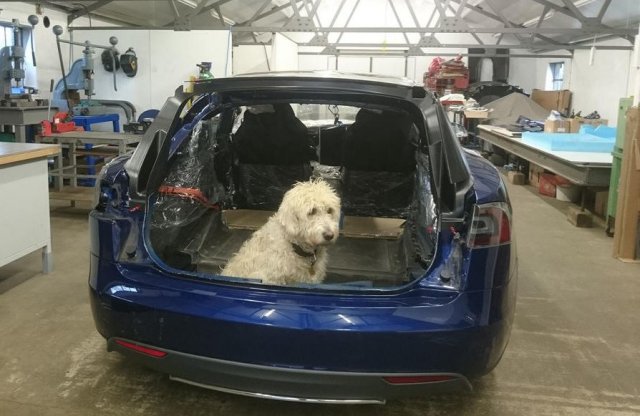 Egyedi gyártású Tesla Model S Shooting Brake az angoloktól