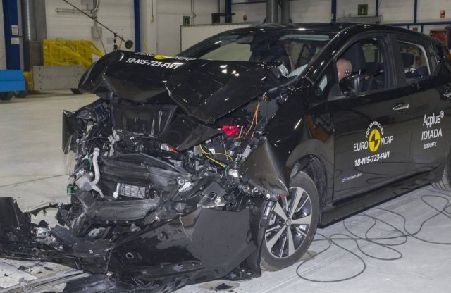 Az Euro NCAP idei első tesztjén a Nissan Leaf vizsgázott