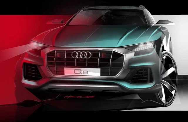 Twitteren mutatta meg az Audi a Q8 elejét