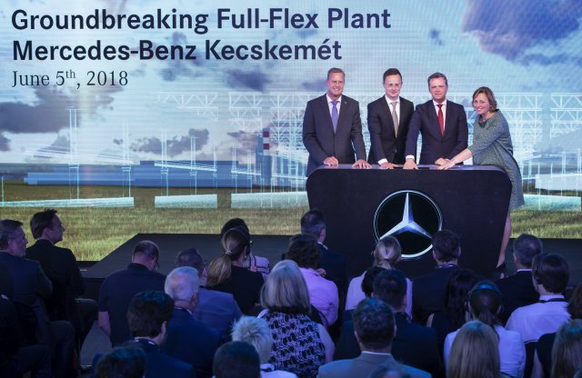Hazánk legmodernebb autógyára lesz a Mercedes-Benz új kecskeméti üzeme
