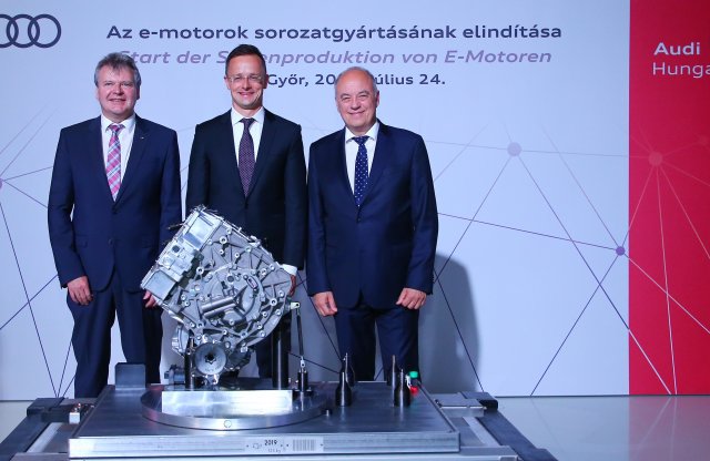 Beindult az Audi e-tron motorjainak gyártása